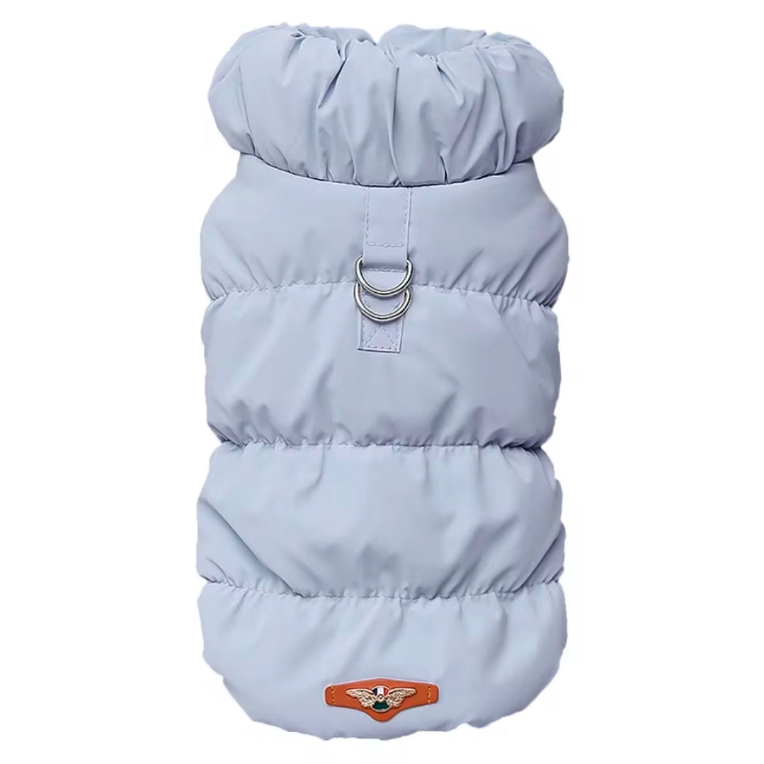 Doudoune douillette pour chien doublée polaire