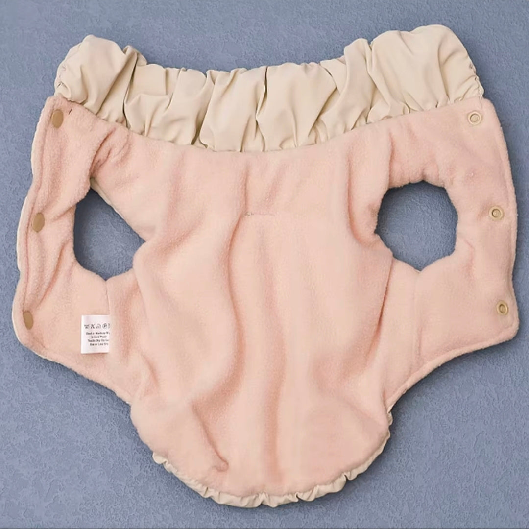 Doudoune douillette pour chien doublée polaire
