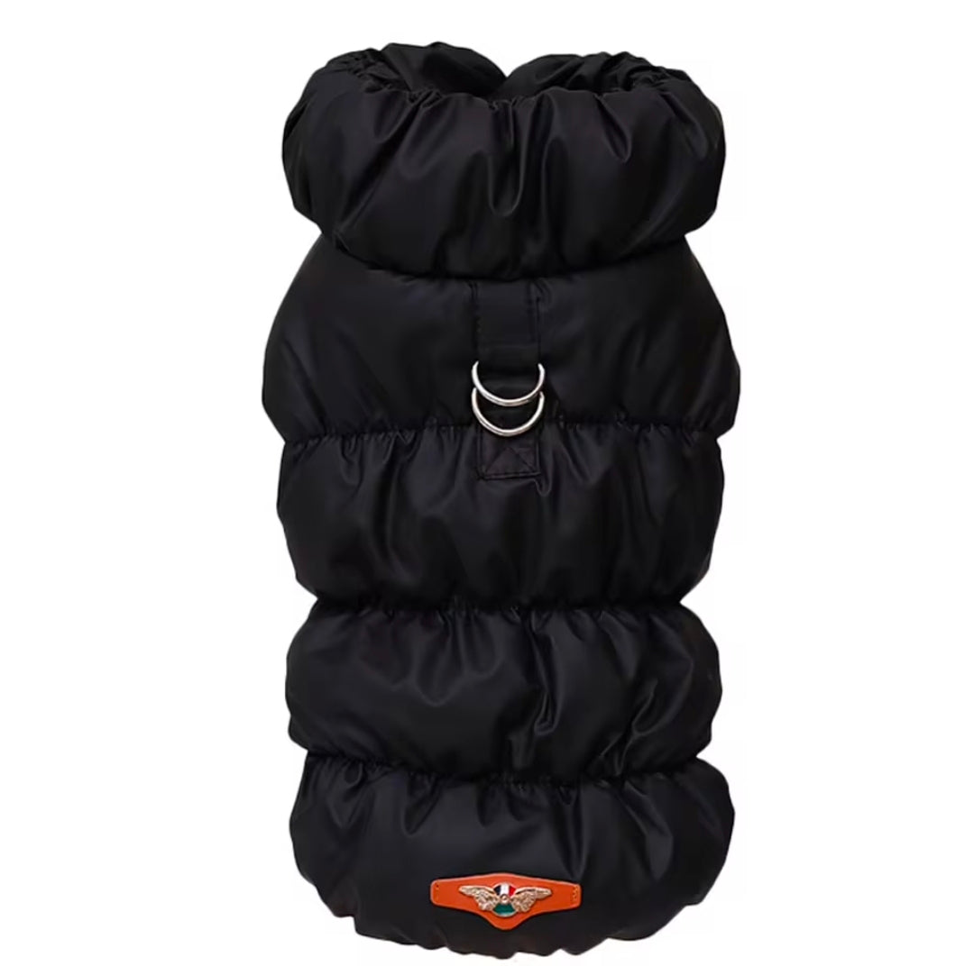 Doudoune douillette pour chien doublée polaire